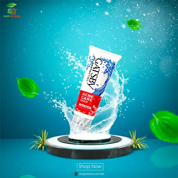 Gatsby Face Wash Acne Care foam  (120gm)